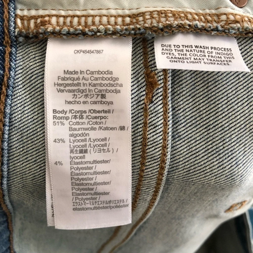 Madewell Blue Perfect Vintage Plus Jeans 36